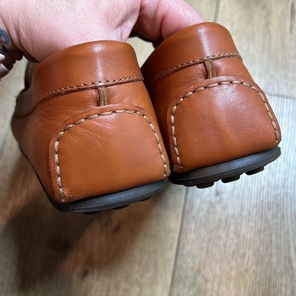 M. Gemi Leather Moccasin in Saddle Brown Size 42.5/9.5